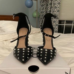 Aldo Studded Black Heels